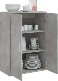 vidaXL Ντουλάπι Γκρι Σκυροδέματος 60x31x84 εκ. Επεξεργασμένο Ξύλο
