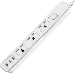 Πολύπριζο Multi-Plug 3 θέσεων με θύρες USB - KOS-27004EU - 270049
