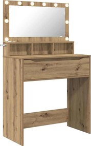 vidaXL Τραπέζια Ντυσίματος Κρεβατοκάμαρας Artisan Oak