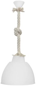 Φωτιστικό Οροφής Bottle/29 Mac 31-1082 White Heronia Σχοινί, Πλαστικό