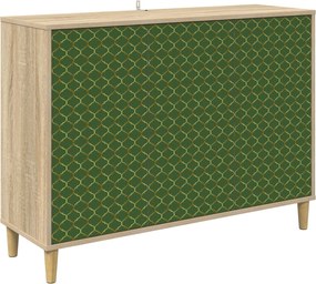 vidaXL Πλαϊνό γραφείο GELEEN Sonoma 102 x 33 x 75 εκ.