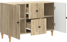 vidaXL Ντουλάπι TV Sonoma Δρυς 89 x 34,5 x 60 εκ. Επεξεργασμένο Ξύλο