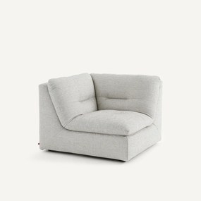 Γωνιακή πολυθρόνα σύνθεσης 90° από ανακυκλωμένο βαμβάκι, GIULIANO