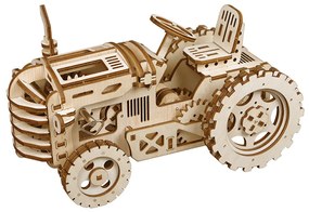 3D Puzzle Ξύλινο Μηχανικό Τρακτέρ Robotime LK401