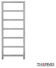 Thermo Tempo Θερμαινόμενη πετσετοκρεμάστρα 120x50cm Inox Brushed ΔΕΝ ΠΕΡΙΛΑΜΒΑΝΤΟΝΤΑΙ ΔΙΑΚΟΠΤΕΣ & ΑΝΤΙΣΤΑΣΕΙΣ