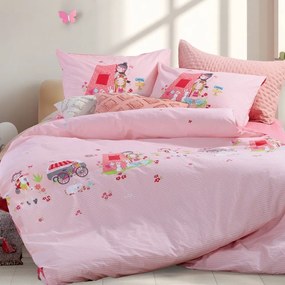 Σεντόνια Παιδικά Camping (Σετ 3τμχ) Coral Nef-Nef Homeware Μονό 170x260cm 100% Βαμβάκι