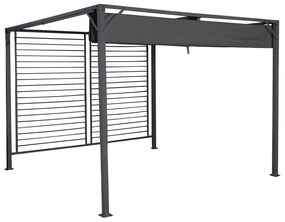 Κληματαριά DKD Home Decor Γκρι 300 x 300 x 230 cm Χάλυβας