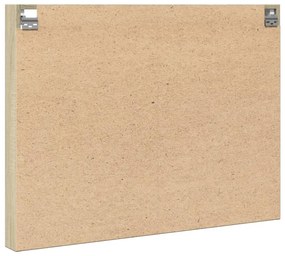 vidaXL Βιτρίνα Χρώμα Sonoma Δρυς 100x8,5x75 εκ. από Επεξεργασμένο Ξύλο