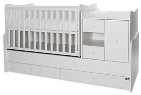 Πολυμορφικό βρεφικό κρεβάτι Mini Max  White  10150500024A Lorelli