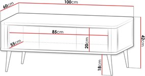 Τραπεζάκι σαλονιού Marly Reg-Kafe