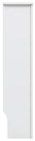 vidaXL Κάλυμμα Καλοριφέρ Λευκό 112 x 19 x 81,5 εκ. από MDF