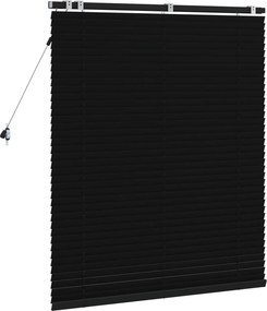 vidaXL Βενετσιάνικη Σκίαση Μαύρο 105 x 130 cm 35 mm