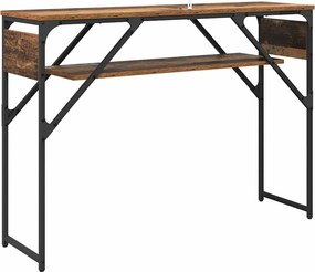 vidaXL ΤραπέζιΚονσόλας Παλιό Ξύλο 105x30x75εκ. Επεξεργασμένο ξύλο