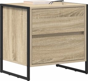 vidaXL Κομοδίνο Σονόμα 50 x 39.5 x 50 εκ. Επεξεργασμένο Ξύλο
