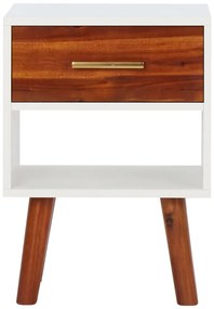 vidaXL Κομοδίνα 2 τεμ. 40 x 30 x 57 εκ. από Μασίφ Ξύλο Ακακίας