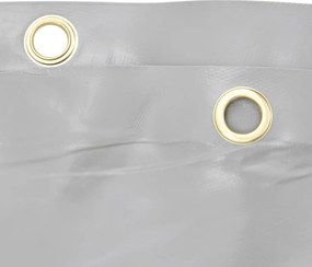 vidaXL Μουσαμάς Γκρι 5 x 8 μ. 650 γρ./μ²