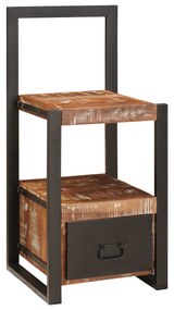 vidaXL Stand για ρούχα Πολύχρωμο 40x40x90 εκ Μασίφ Ανακυκλωμένο Ξύλο