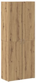 vidaXL Υψηλό Ντουλάπι Οξιάς 60 x 32 x 153 εκ. Επεξεργασμένο Ξύλο
