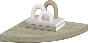 vidaXL Ράφια Τοίχου 2 τεμ. Χρώμα Δρυός 35x35x3,8 εκ. από MDF