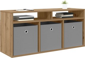 vidaXL Χαμηλό γραφείο 102 x 32 x 48,5 εκ. Artisan Oak