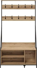 vidaXL Ράφι Ρούχων Artisan Oak 100 x 41 x 184 εκ Επεξεργασμένο ξύλο