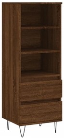 vidaXL Ντουλάπι Καφέ Δρυς 40x36x110 εκ. από Επεξεργασμένο Ξύλο