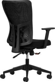 Office Chair Set (2 Pieces) Lumbar 108 - Black Black