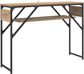 vidaXL ΤραπέζιΚονσόλας Artisan Oak Επεξεργασμένο ξύλο 105x30x75εκ.