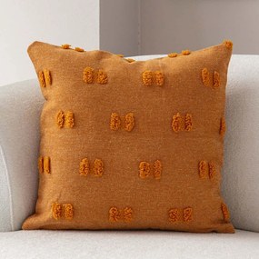 Μαξιλαροθήκη Διακοσμητική Tuffet 881PCR1662 Orange Aberto Design 43X43 Πολυέστερ