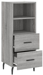 vidaXL Ντουλάπι Γκρι Sonoma 34,5x34x90 εκ. από Επεξεργασμένο Ξύλο