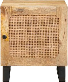 vidaXL Κομοδίνο Φυσικό 40 x 33 x 46 εκ.