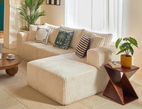 ΚΑΝΑΠΈΔΕΣ &amp; ΣΑΛΌΝΙΑ SOLKA IV CORD COMP ANG SOFA ATMOSPHERA 214247A