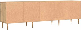 vidaXL Έπιπλο Τηλεόρασης τεχνίτης Δρυς 150x30x44,5 εκ.