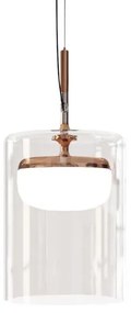Κρεμαστό Φωτιστικό Οροφής LED 8,5W 3000Κ Dimmable Triac S1 Diver Prandina 1C71000217001 Χάλκινο