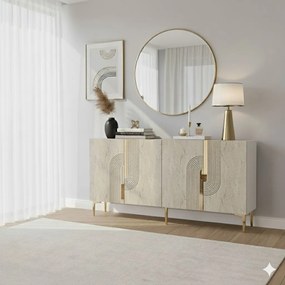 Console Meyra 150 - White, Travertine, Gold White
Travertine
Gold