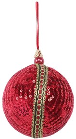 Χριστουγεννιάτικη Μπάλα Spectrum 024236 8x8x8cm Red-Gold