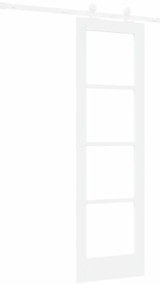 vidaXL Συρόμενη Πόρτα ORKDAL Λευκό 61 x 198.5 εκ. Ξύλο και μέταλλο