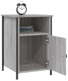 vidaXL Κομοδίνο Γκρι Sonoma 40 x 42 x 60 εκ. από Επεξεργασμένο Ξύλο