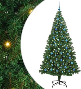 vidaXL Τεχνητό Χριστουγεννιάτικο Δέντρο με 300 LED Πράσινο 240 cm