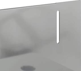 vidaXL Περίγραμμα γκαζόν 20 τμχ. 102 x 4 x 4 εκ. Γαλβανισμένος Χάλυβας