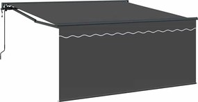 vidaXL Σκηνίτσα Αναδιπλούμενη Ανθρακί 350 x 250 εκ