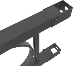 vidaXL Στοιχείο Φράχτη Γκρι 170 x 80 εκ. Ατσάλι