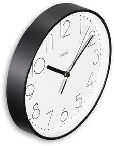 Ρολόι Τοίχου Hama 00185866 Μαύρο