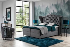 Επενδυμένο κρεβάτι Livia-Gkri-140 x 200