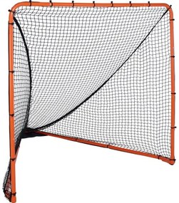 VEVOR Lacrosse Goal, 6&#039; x 6&#039; Lacrosse Net, Folding Portable Backyard Lacrosse Training Equipment, Steel Frame Training Net, Quick &amp; Easy Setup Lacrosse Goal, Perfect for Youth Adult Training, Orange