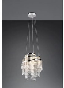 Κρεμαστό Φωτιστικό Οροφής LED 38W IP20 Pomp R37349106 Trio Lighting-R37349106-Χρώμιο R37349106
