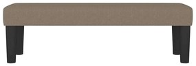 vidaXL Πάγκος Taupe 100x30x30 εκ. Υφασμάτινος