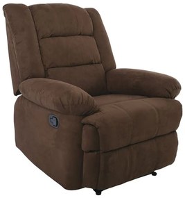 Πολυθρόνα Relax Julia Ε971,1 Ύφασμα Brown Wood, Fabric