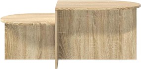 vidaXL Τραπεζάκι σαλονιού Sonoma Δρυς 100 x 50 x 40 cm