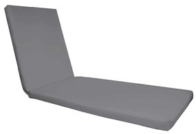 Μαξιλάρι ξαπλώστρας Sunlounger Γκρι Ύφ.Water Repellent 196(78+118)x60/7cm Vel